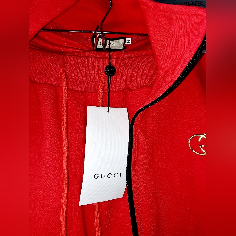 Gucci like red tracksuit
